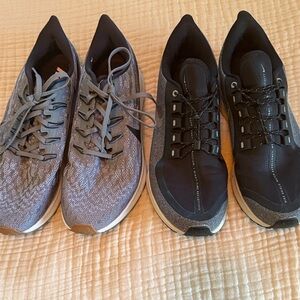 NIKE Zoom Men's Running Shoes - Gray and Black